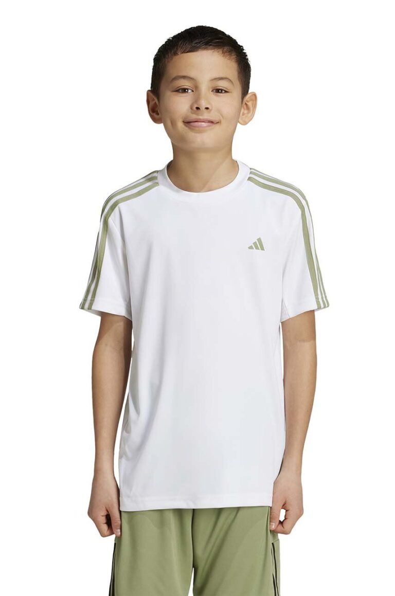 adidas tricou copii U TR-ES 3S T culoarea alb