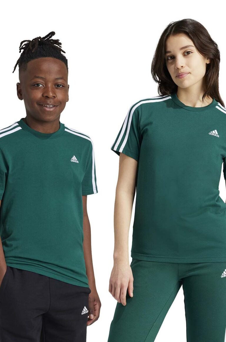 adidas tricou de bumbac pentru copii U 3S TEE culoarea verde