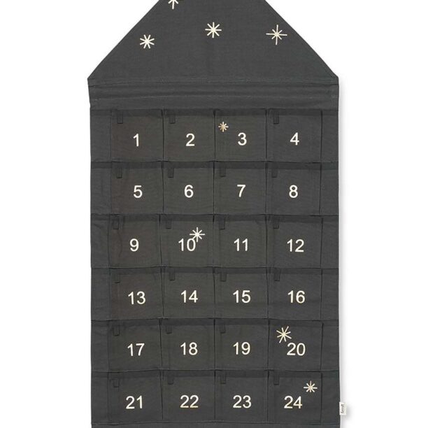 ferm LIVING calendar de advent pentru copii Star Christmas Calendar