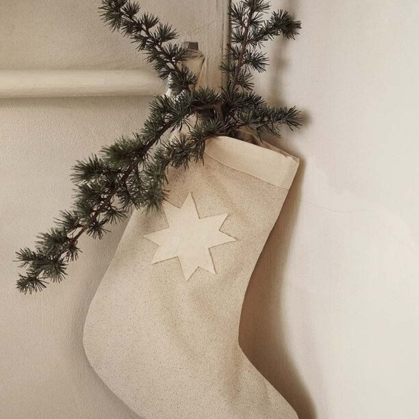 ferm LIVING ciorap de crăciun Vela Christmas Stocking preţ