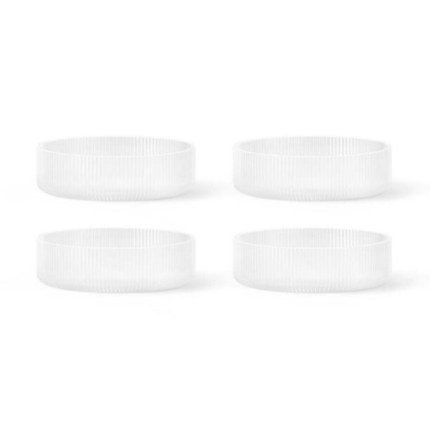 ferm LIVING set de boluri Ripple Serving Bowls  4-pack