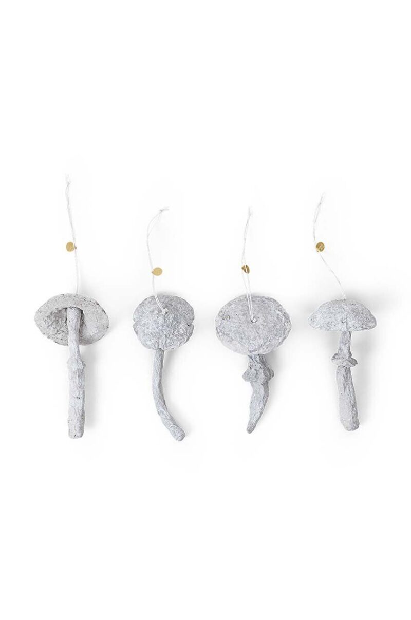 ferm LIVING set de decorațiuni de sarbatori Mushroom Ornaments 4-pack