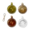 ferm LIVING set de globuri de crăciun Twirl Ornaments 4-pack