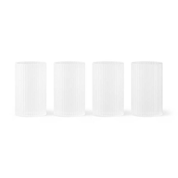 ferm LIVING un set de ochelari Ripple Verrines 140 ml 4-pack