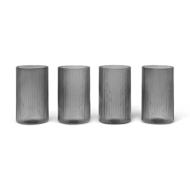 ferm LIVING un set de pahare Ripple Verrines 140 ml 4-pack