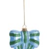 &k amsterdam globuri de pom Ornament Ribbon Blue