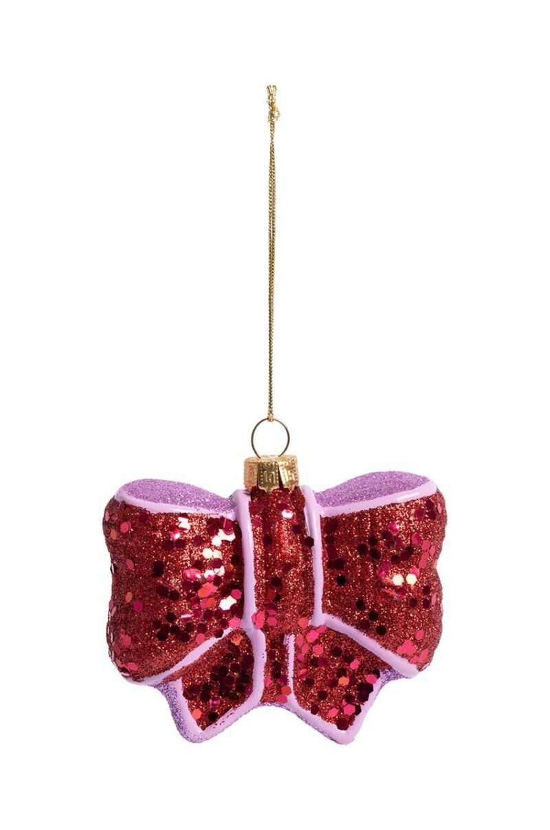 &k amsterdam globuri de pom Ornament Ribbon Red