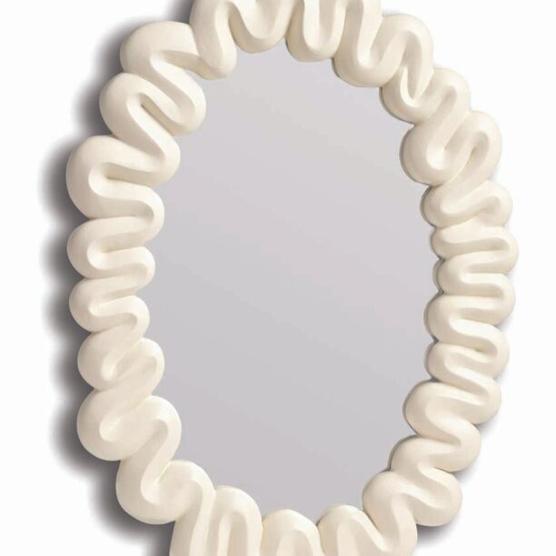 &k amsterdam oglinda de perete Mirror Dribble White