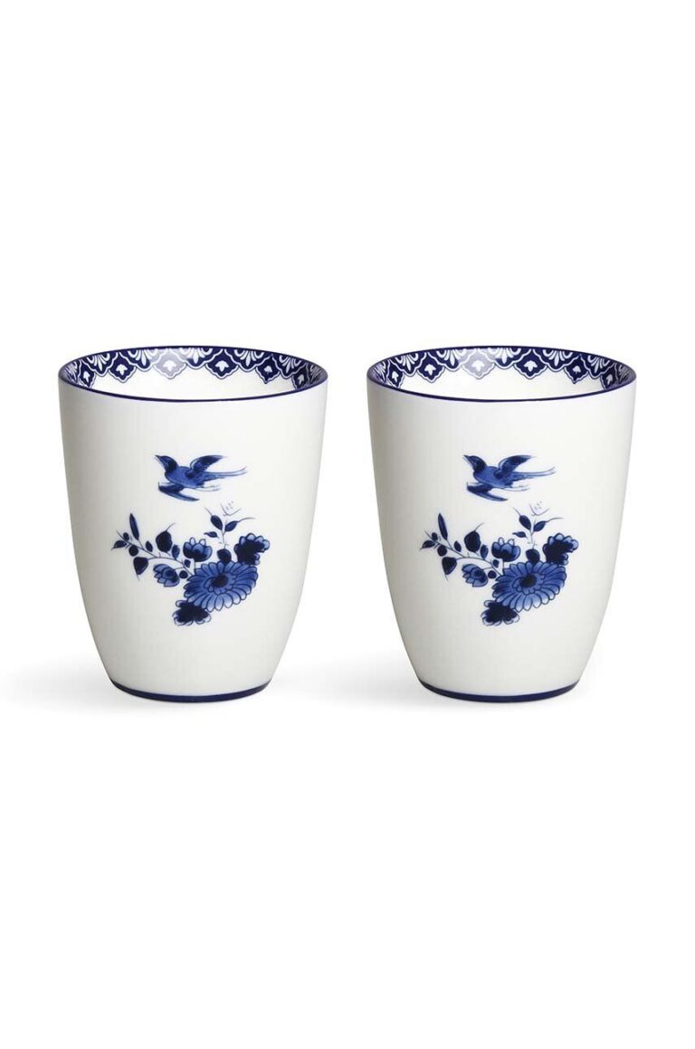 &k amsterdam set cani Mug Delftware 2-pack