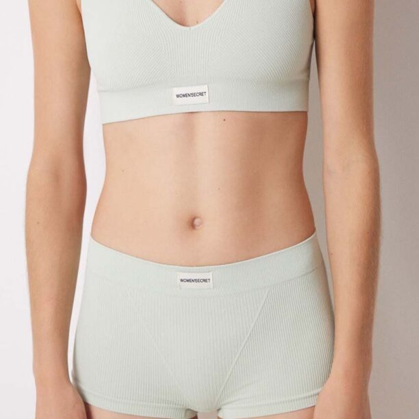 women'secret boxeri SEAMLESS 2 culoarea verde