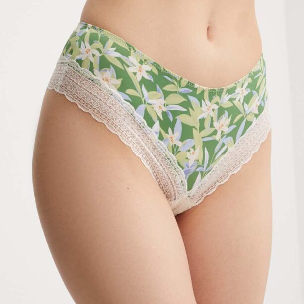 women'secret chiloti THIRD ROUND culoarea verde