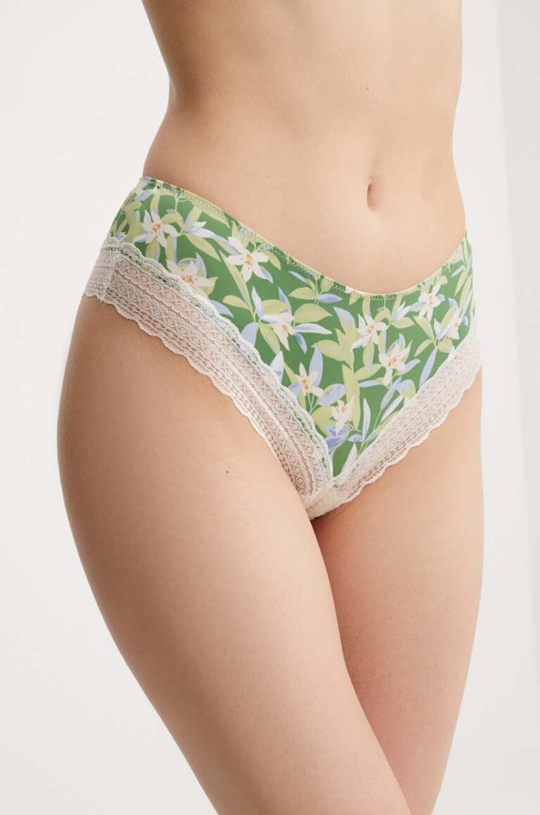 women'secret chiloti THIRD ROUND culoarea verde