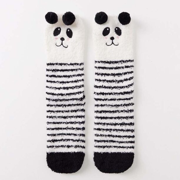 women'secret sosete SO FLUFFY PANDA SINGLE femei