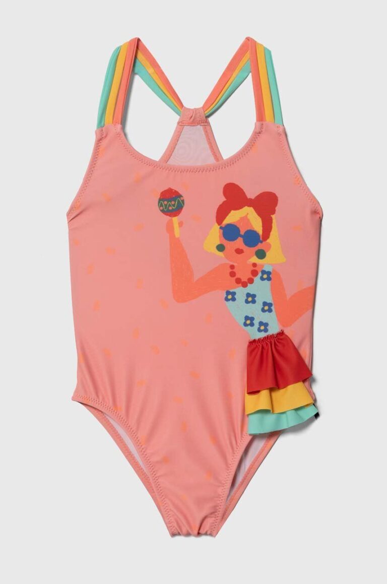 zippy costum de baie dintr-o bucată pentru copii culoarea portocaliu