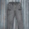 Blugi jogger cargo - gri deschis