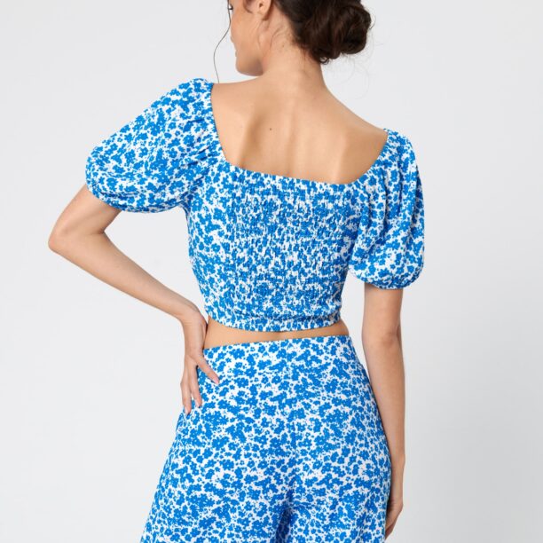 Preţ Bluză cu model floral - indigo