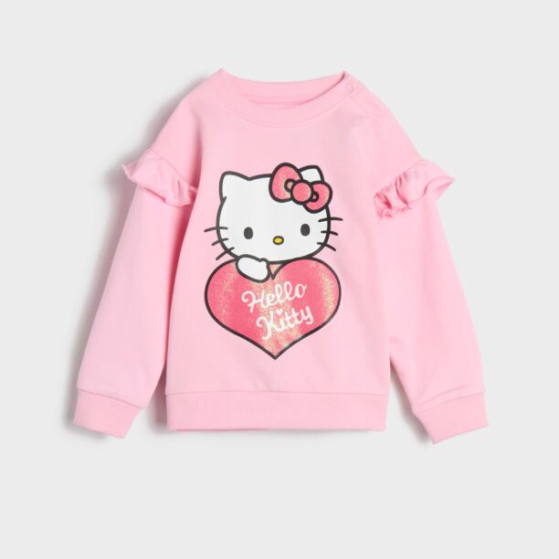 Bluză sport Hello Kitty - roz-begonie preţ