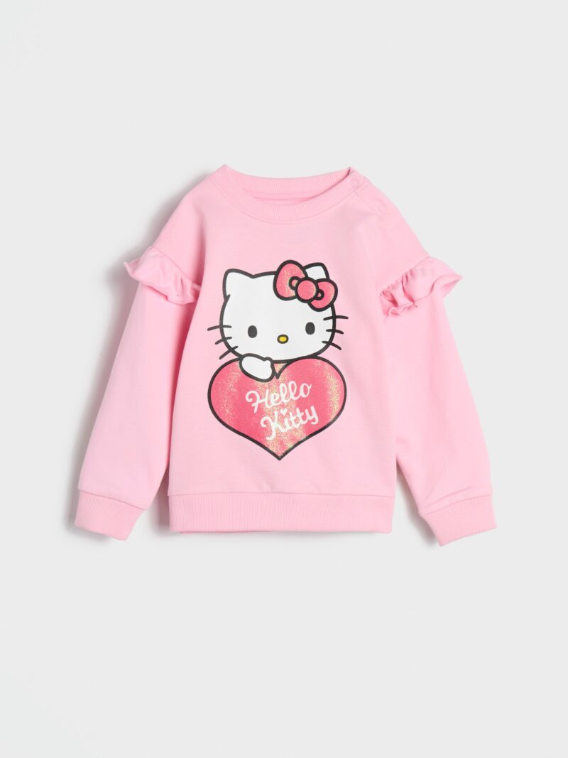 Bluză sport Hello Kitty - roz-begonie preţ