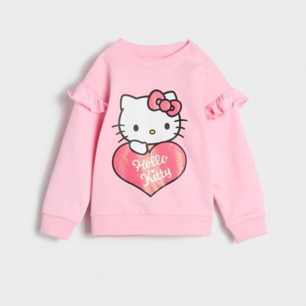 Bluză sport Hello Kitty - roz-begonie