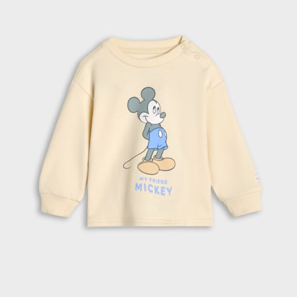 Bluză sport Mickey Mouse - crem preţ