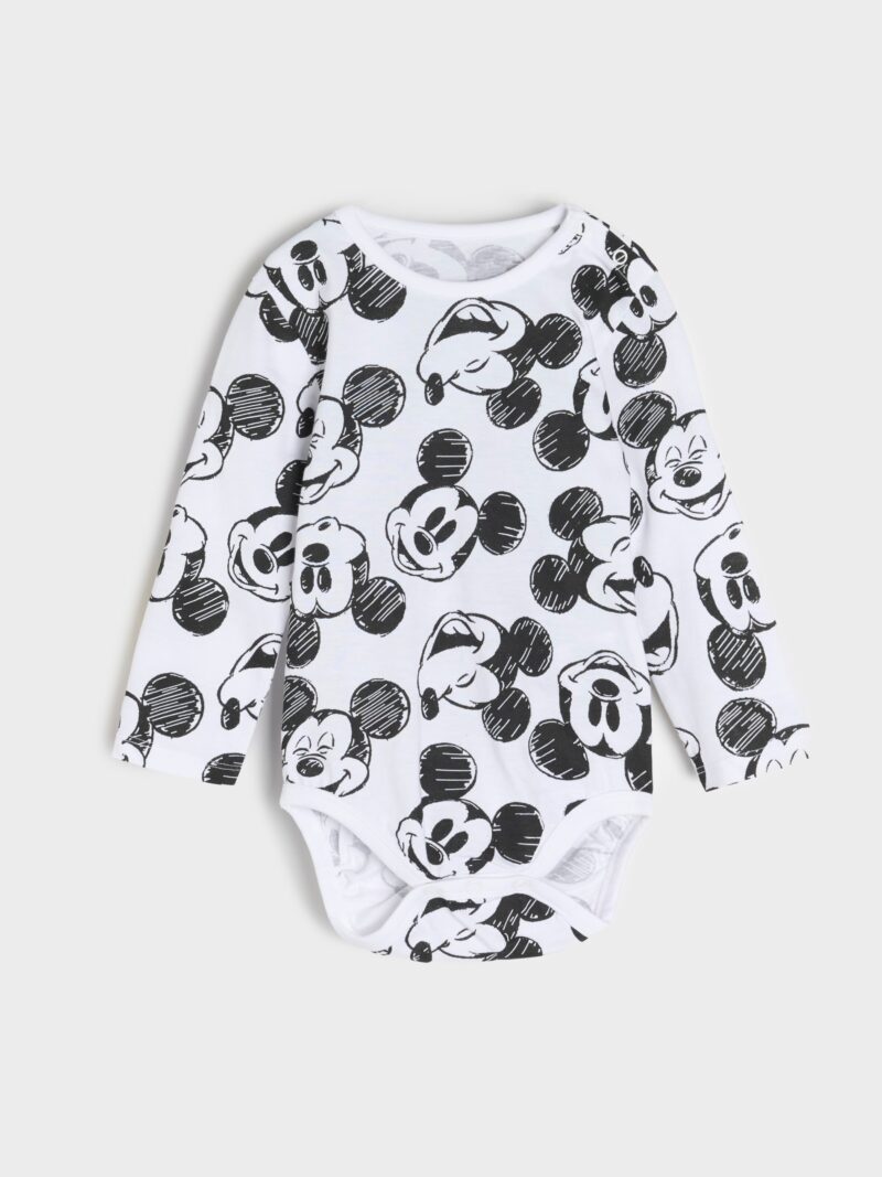 Cumpăra Body Mickey Mouse 2 pack - crem