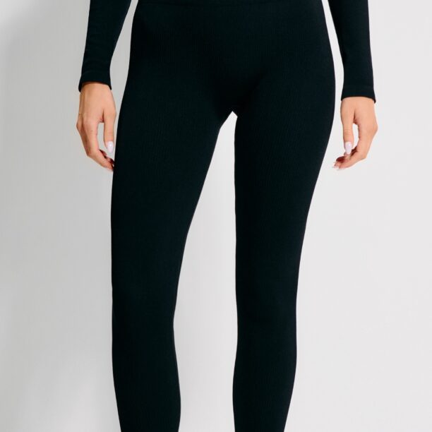 Original Colanți high waist - negru