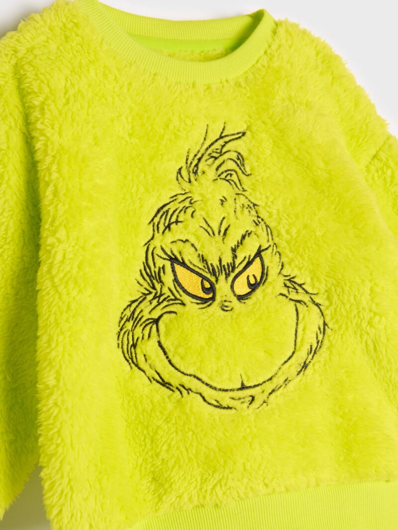 Original Compleu din jerseu Grinch - verde-aprins