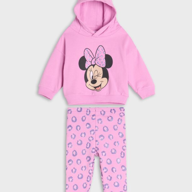 Compleu din jerseu Minnie Mouse - violet-orhidee preţ