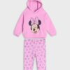 Compleu din jerseu Minnie Mouse - violet-orhidee