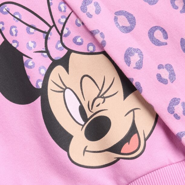 Original Compleu din jerseu Minnie Mouse - violet-orhidee