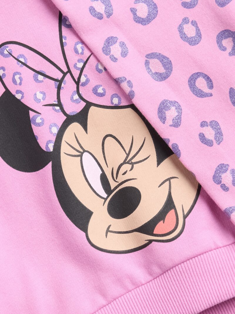 Original Compleu din jerseu Minnie Mouse - violet-orhidee