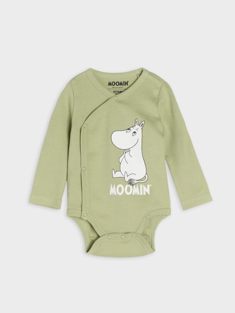 Cumpăra Compleu din jerseu Moomins - verde-oliv deschis