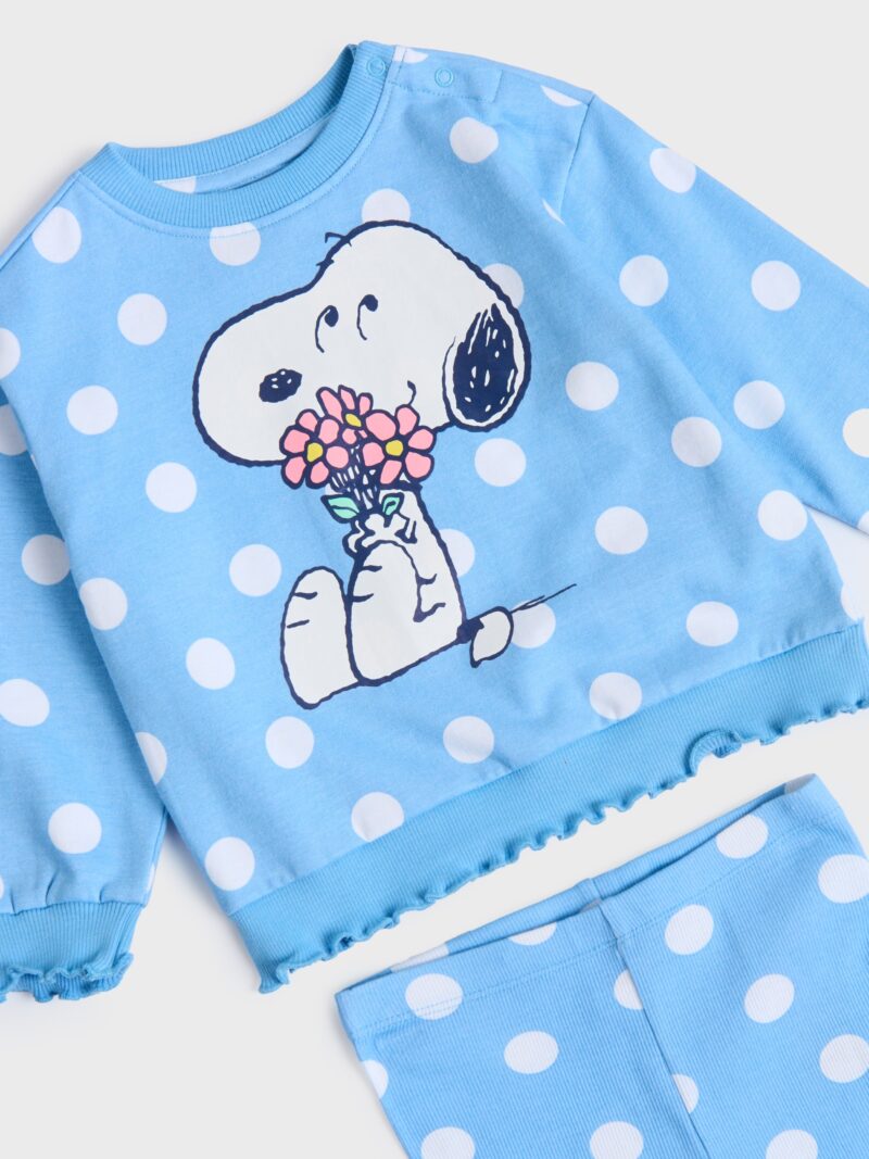 Cumpăra Compleu din jerseu Snoopy - light blue