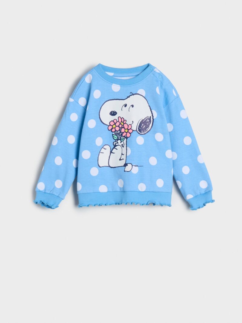 Preţ Compleu din jerseu Snoopy - light blue