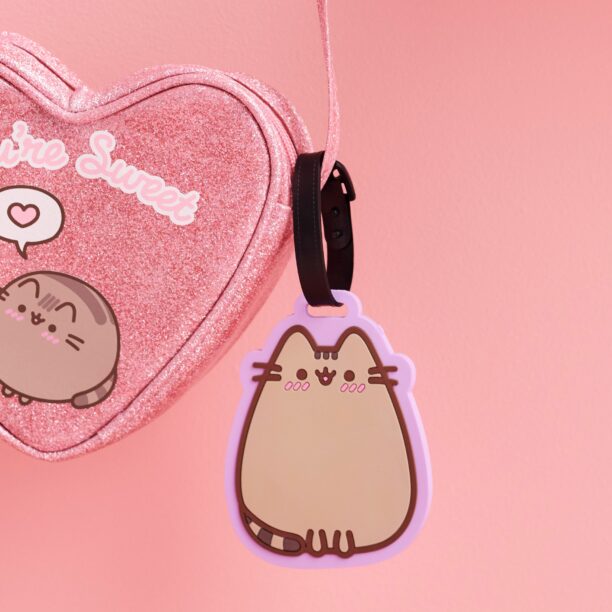 Etichetă pentru bagaj Pusheen - lavand preţ