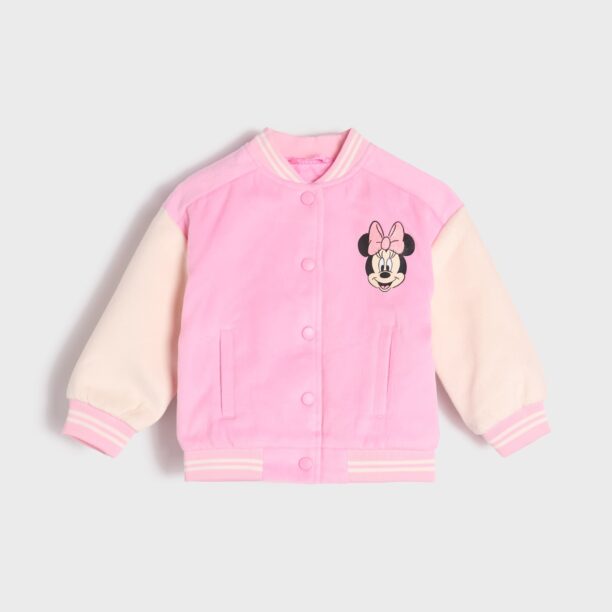 Geacă bomber Minnie Mouse - roz-pastel preţ