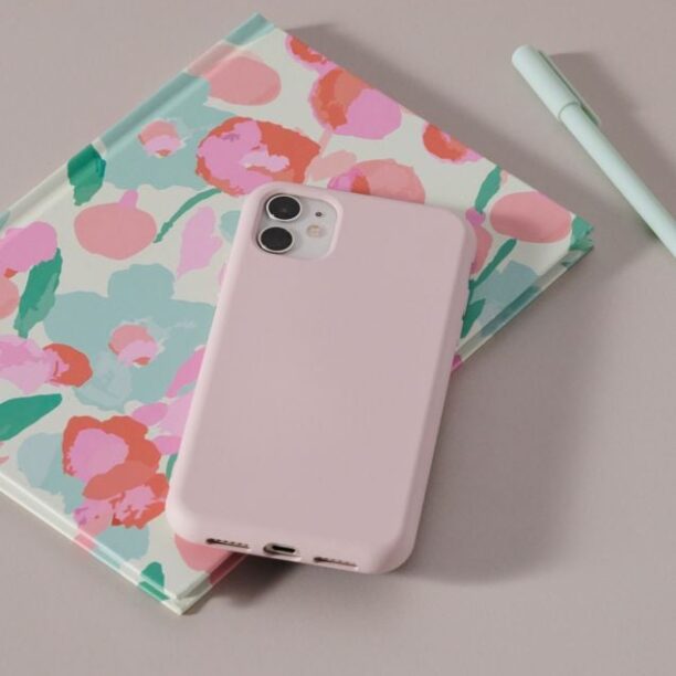 Husă de protecție pentru iPhone 11/XR - roz-pastel