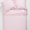 Lenjerie de pat din satin - roz-pastel