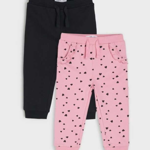 Pantaloni 2 pack - roz