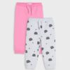 Pantaloni 2 pack - roz