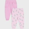 Pantaloni 2 pack - roz-pastel