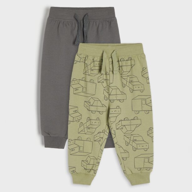 Pantaloni 2 pack - verde-prăfuit preţ