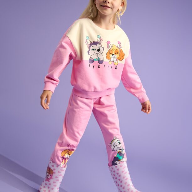 Pantaloni Paw Patrol - roz-pastel preţ