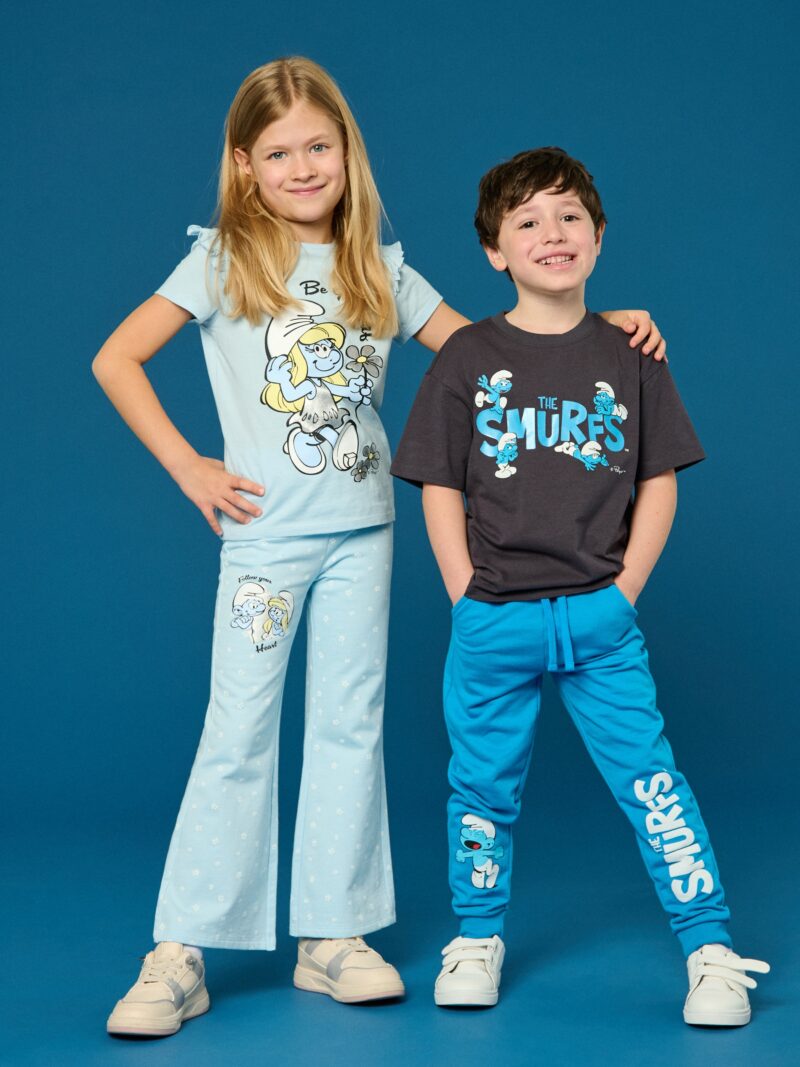 Original Pantaloni The Smurfs - light blue