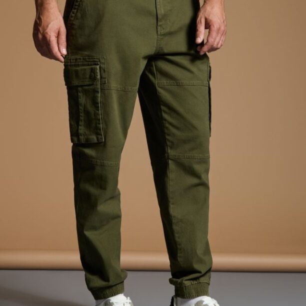 Pantaloni cargo - kaki