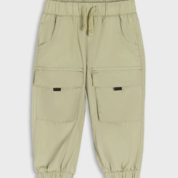 Pantaloni cargo - verde-oliv cald