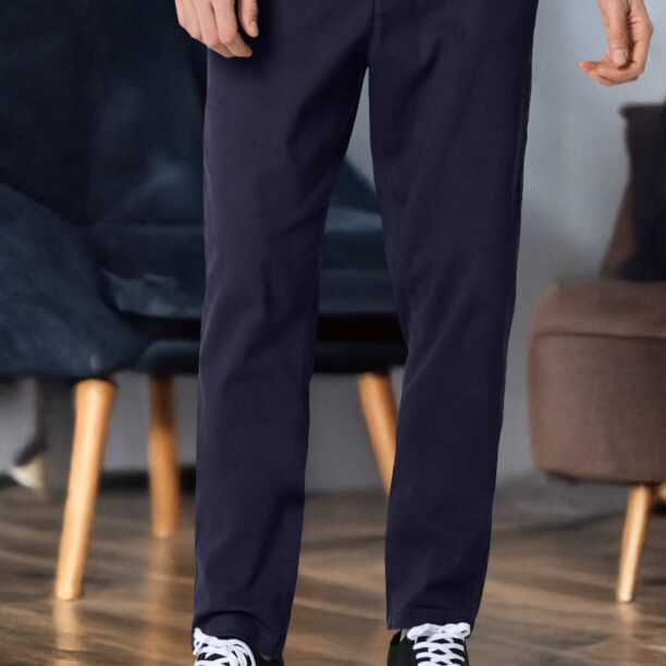 Pantaloni chino slim - bleumarin preţ