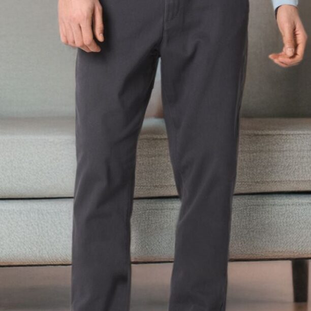 Pantaloni chino slim - gri-închis