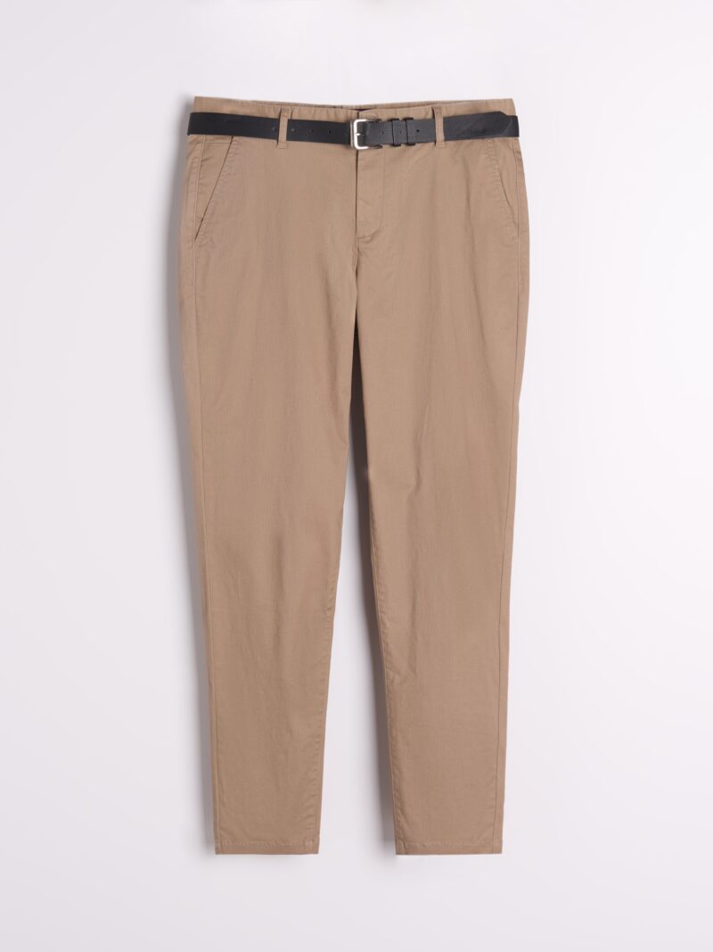 Original Pantaloni cu curea - bej