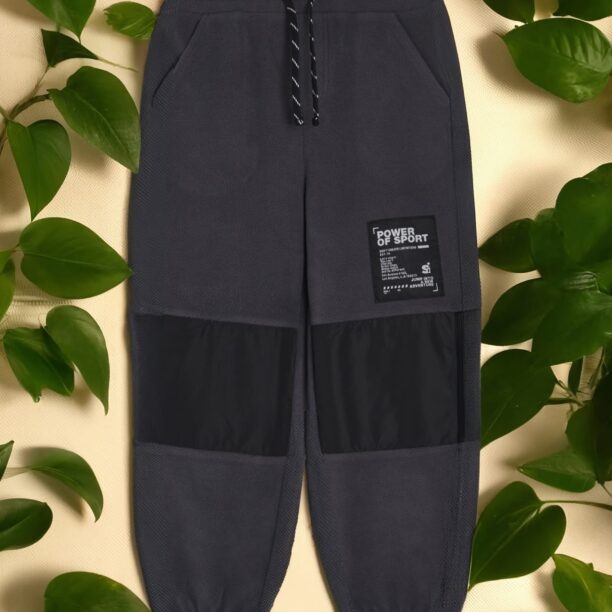 Pantaloni de polar ACTIVE - gri-închis preţ